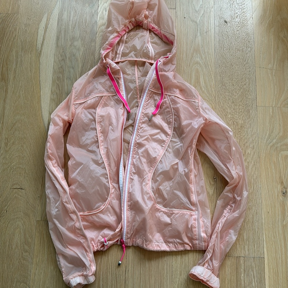 Lululemon light pink windbreaker